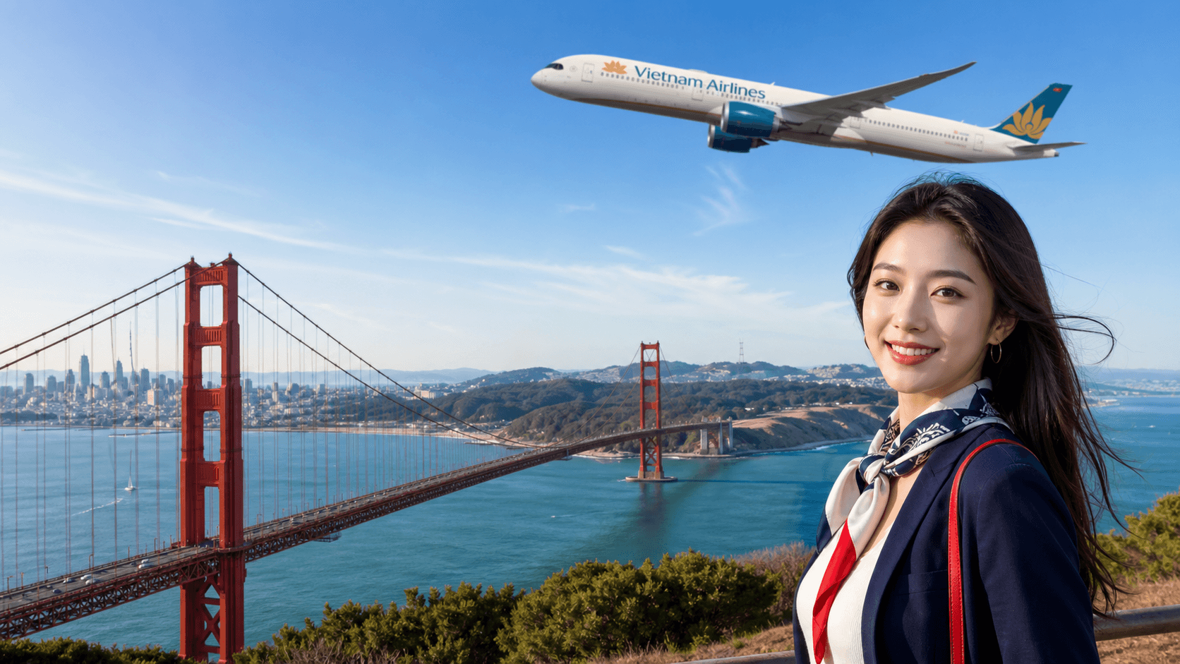 Đặt vé máy bay San Francisco về Việt Nam